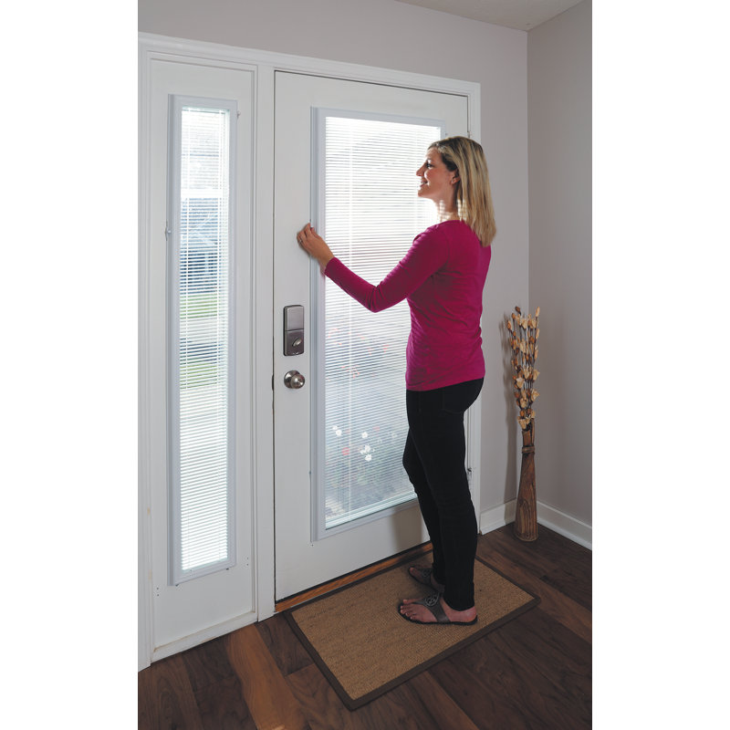 Zabitat ODL BWM76401 White Cordless Add On Enclosed Blinds with 1/2 in